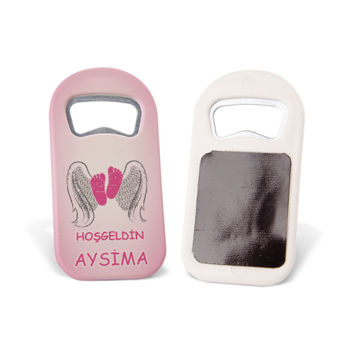 Kişiye Özel Baskılı Açacaklı Dikdörtgen Magnet